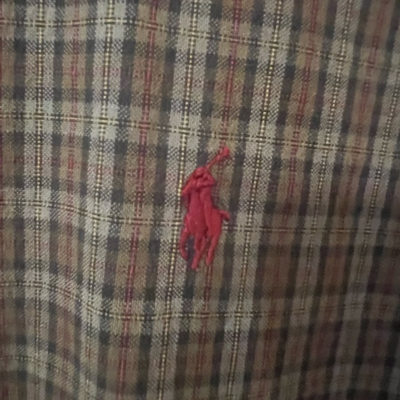 Polo Ralph Lauren Button Down Medium Great color for fall or Christmas pics! - Picture 3 of 3